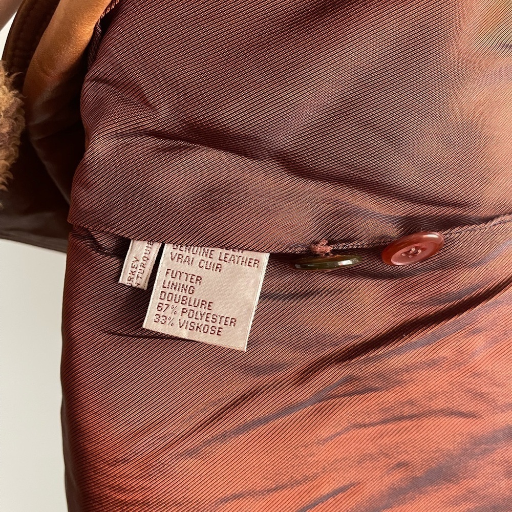 Amazing Vintage Leather Cropped Jacket - M - Picture 7 of 7